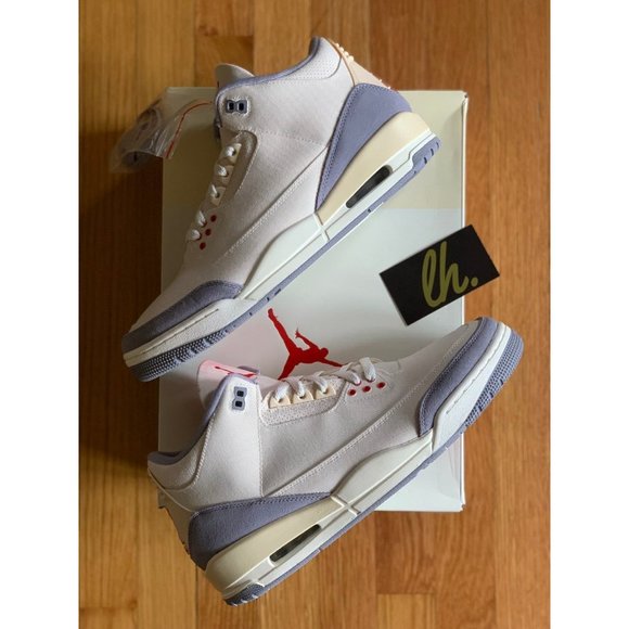 Size 10 Air Jordan Retro 3 "Muslin" - Picture 5 of 5